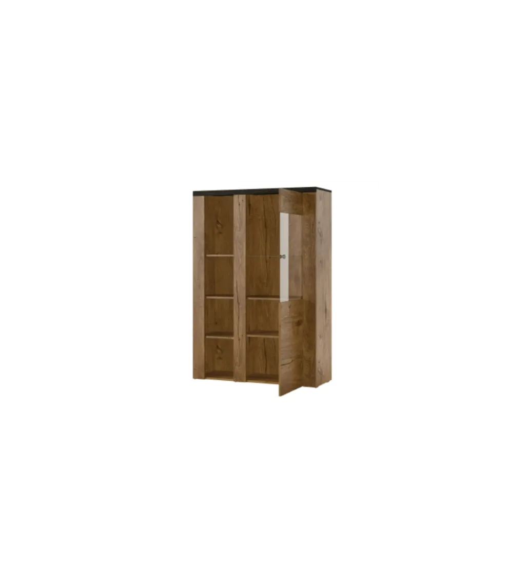 Komoda LARONA 100 Cm O Wybarwieniu Satin Nussbaum z kolorem Touchwood*Helvetia