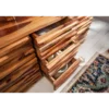 Komoda LATIKA Relief 160 cm drewno Sheesham*Invicta Interior Online