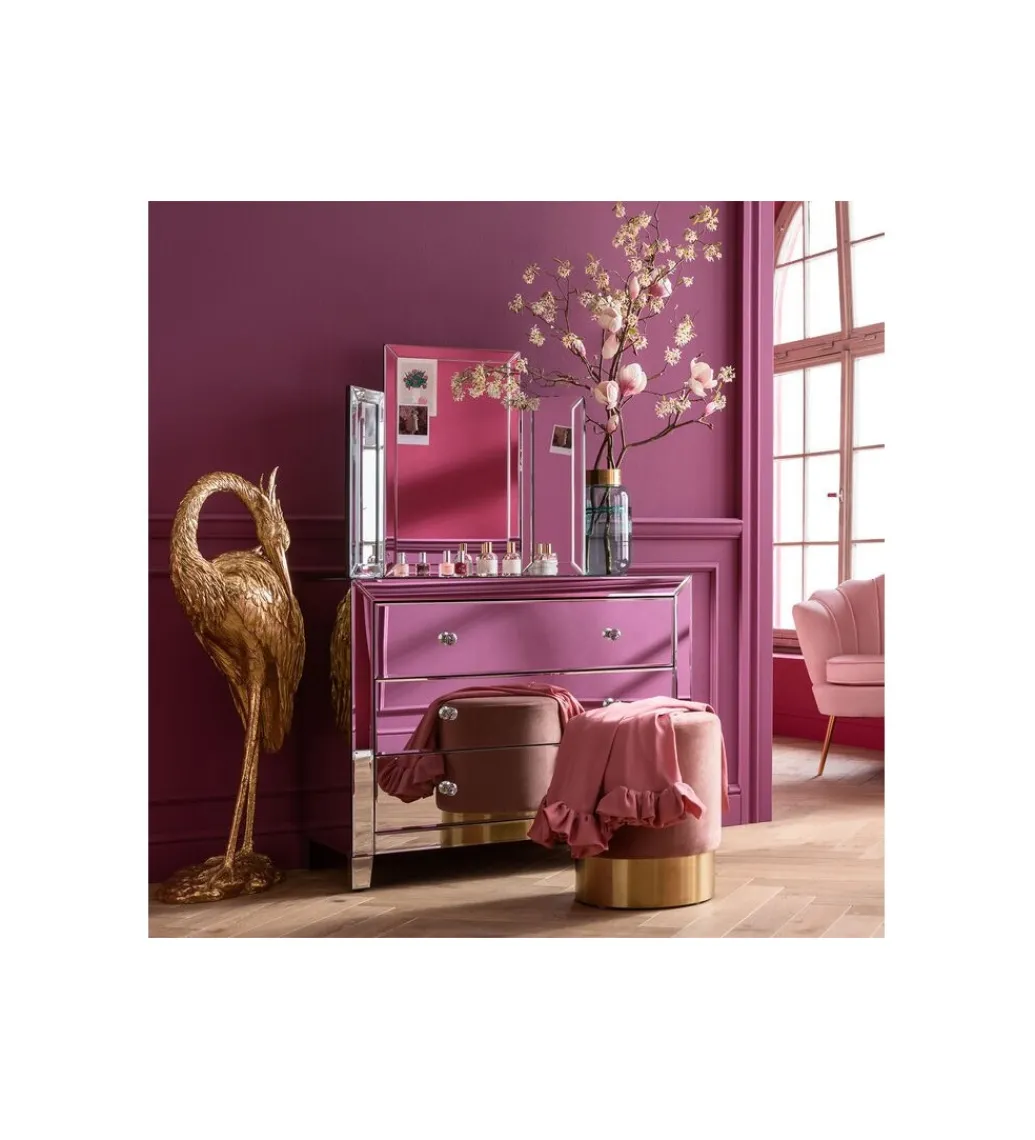 Komoda LUXURY 91 cm transparentna*KARE