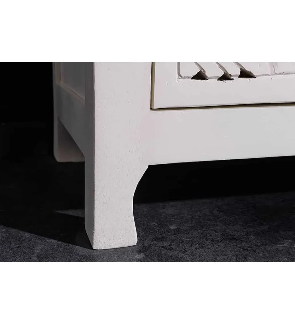 Komoda LYNX 170 cm drewno mango biała*Invicta Interior - przedsprzedaż Clearance