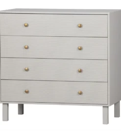 Komoda MADU 91 cm drewno sosna szara*WOOOD New
