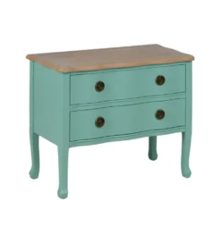 Komoda MASOL 80 cm drewno jodłowe Turkusowa*Zona-Design Discount