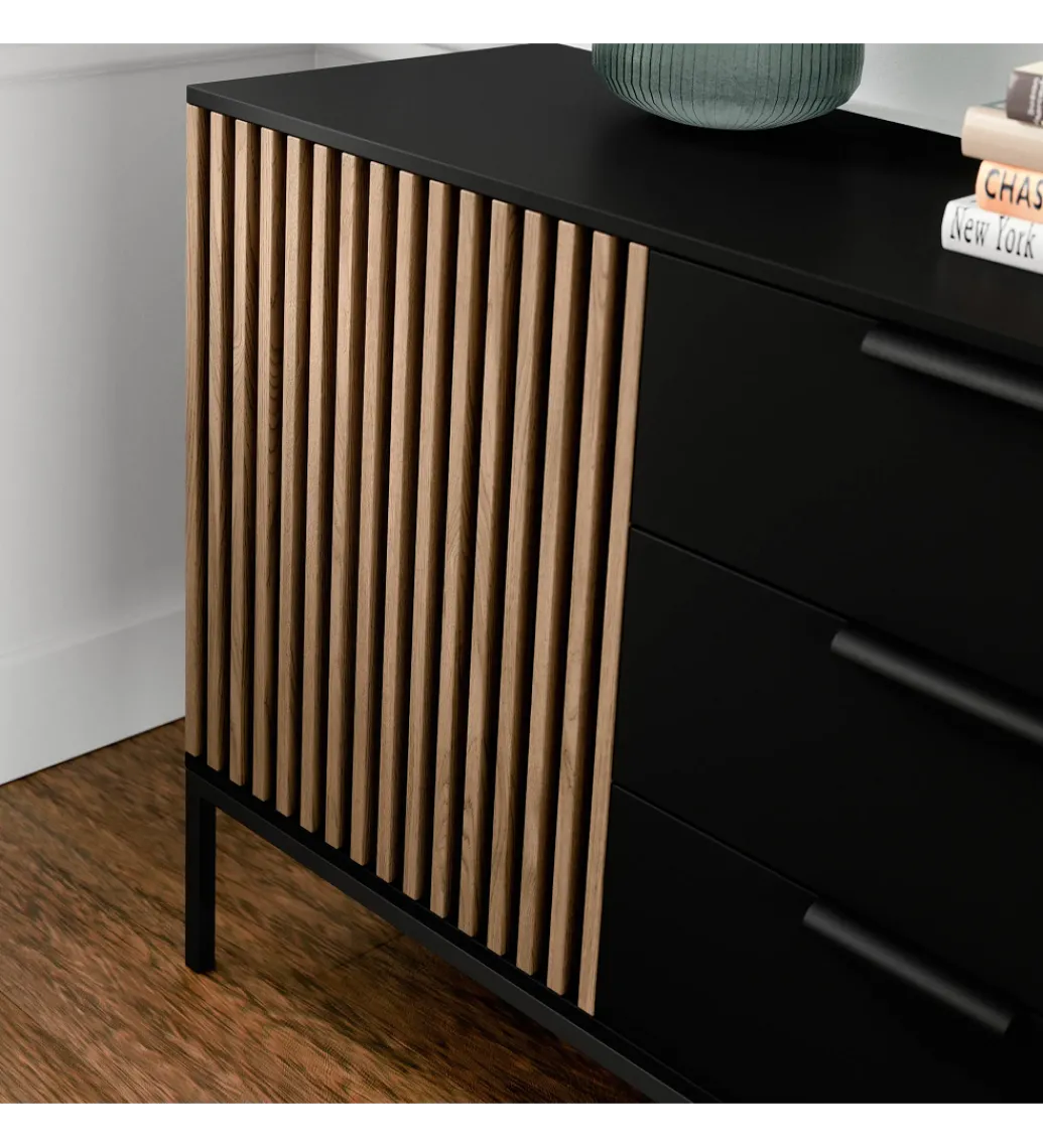Komoda MEORATI 150 cm w optyce dąb artisan*ELTAP Best