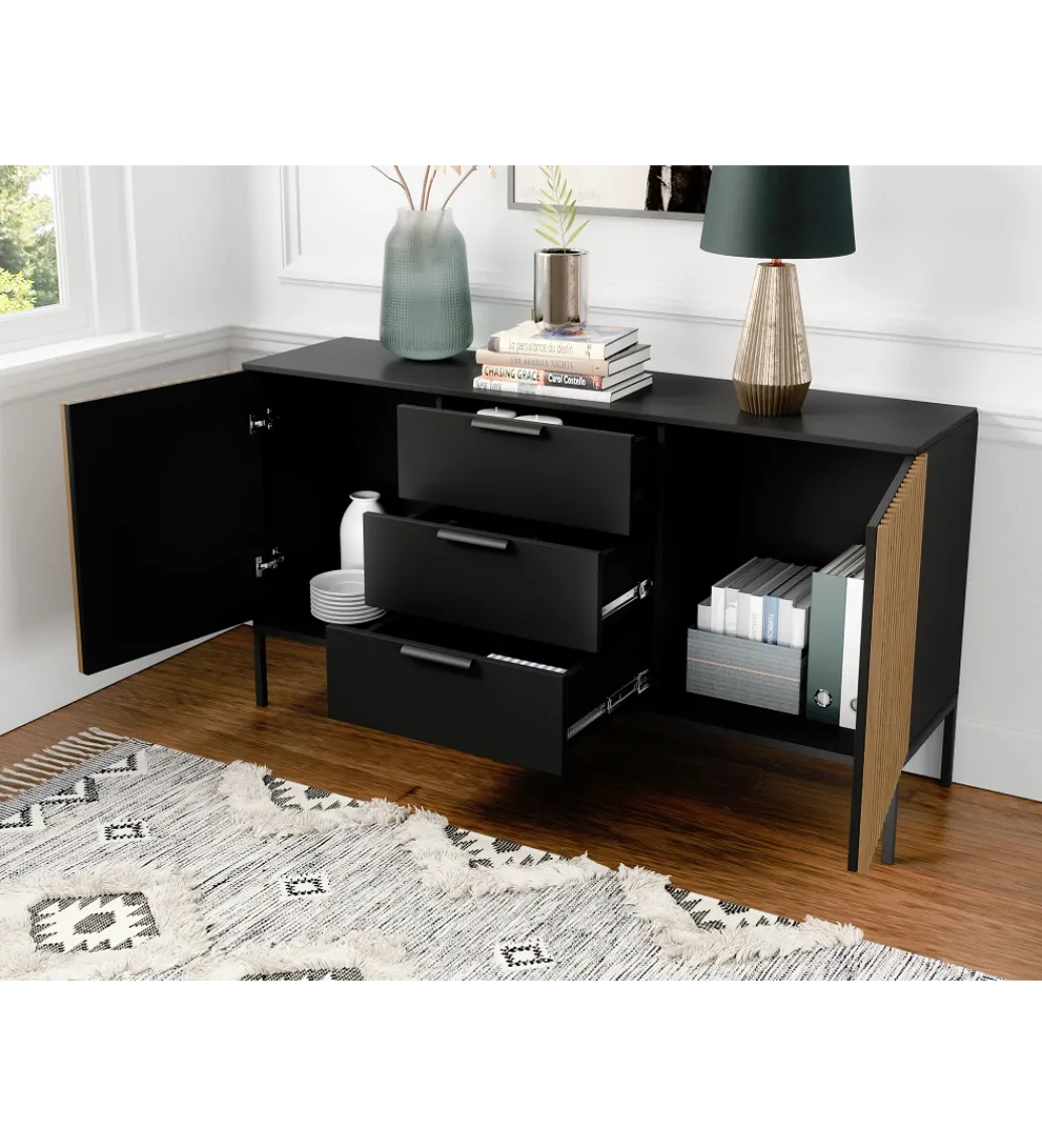 Komoda MEORATI 150 cm w optyce dąb artisan*ELTAP Best