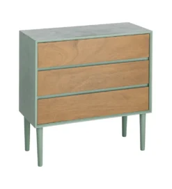 Komoda MESTARONY 75 cm naturalna zielona*Zona-Design Hot