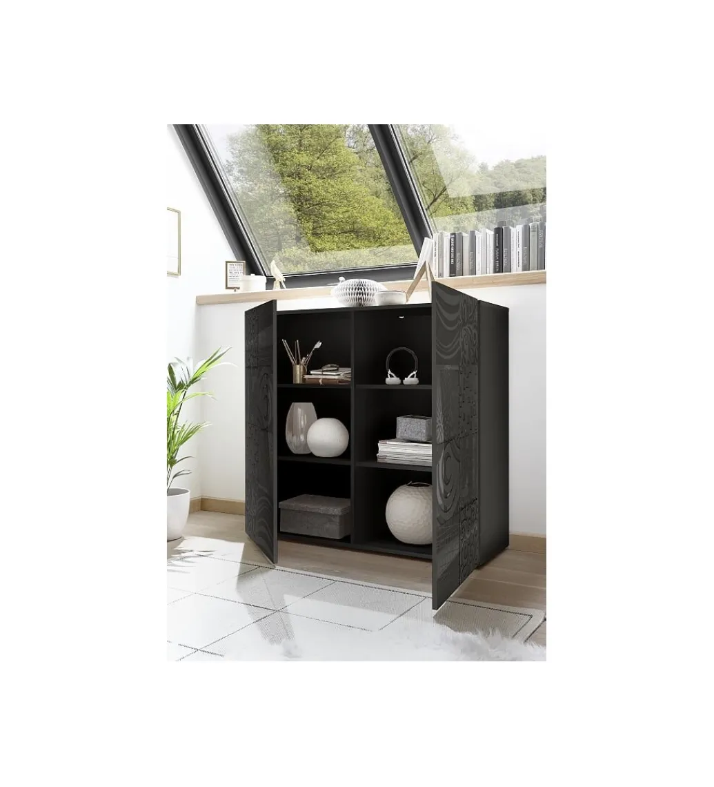Komoda MIRO 120 cm antracyt*MCA Linia Włoska Sale