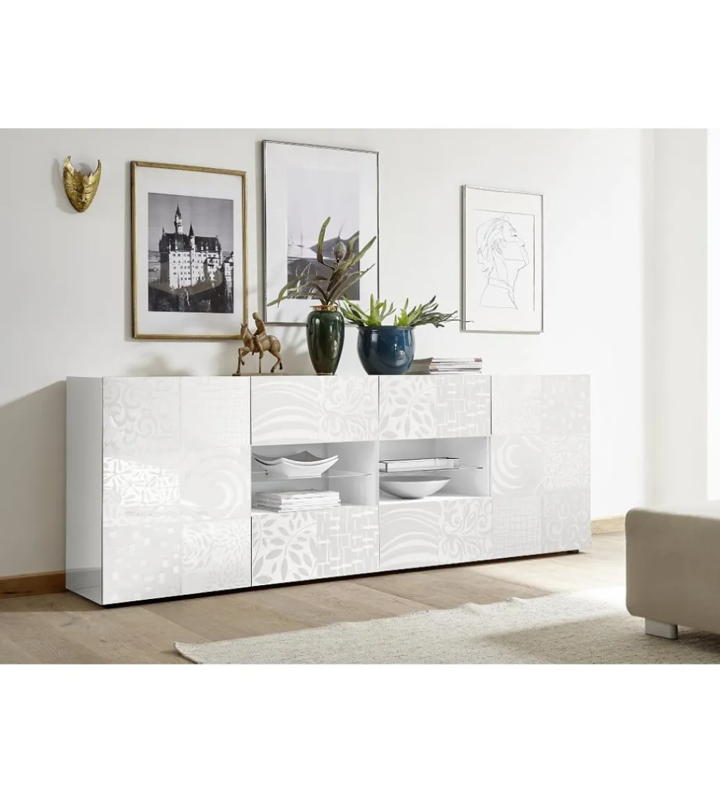 Komoda MIRO 240 cm biała*MCA Linia Włoska Outlet
