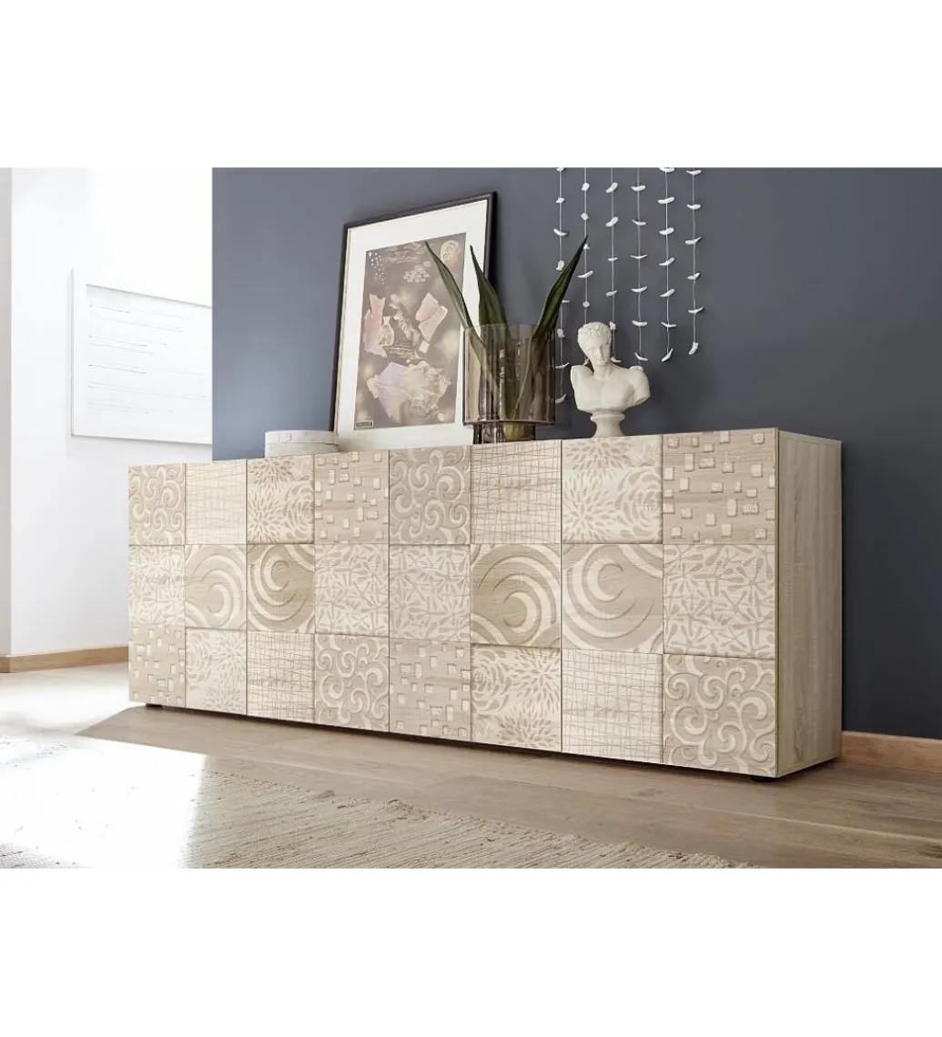 Komoda MIRO 240 cm dąb sonoma*MCA Linia Włoska Best