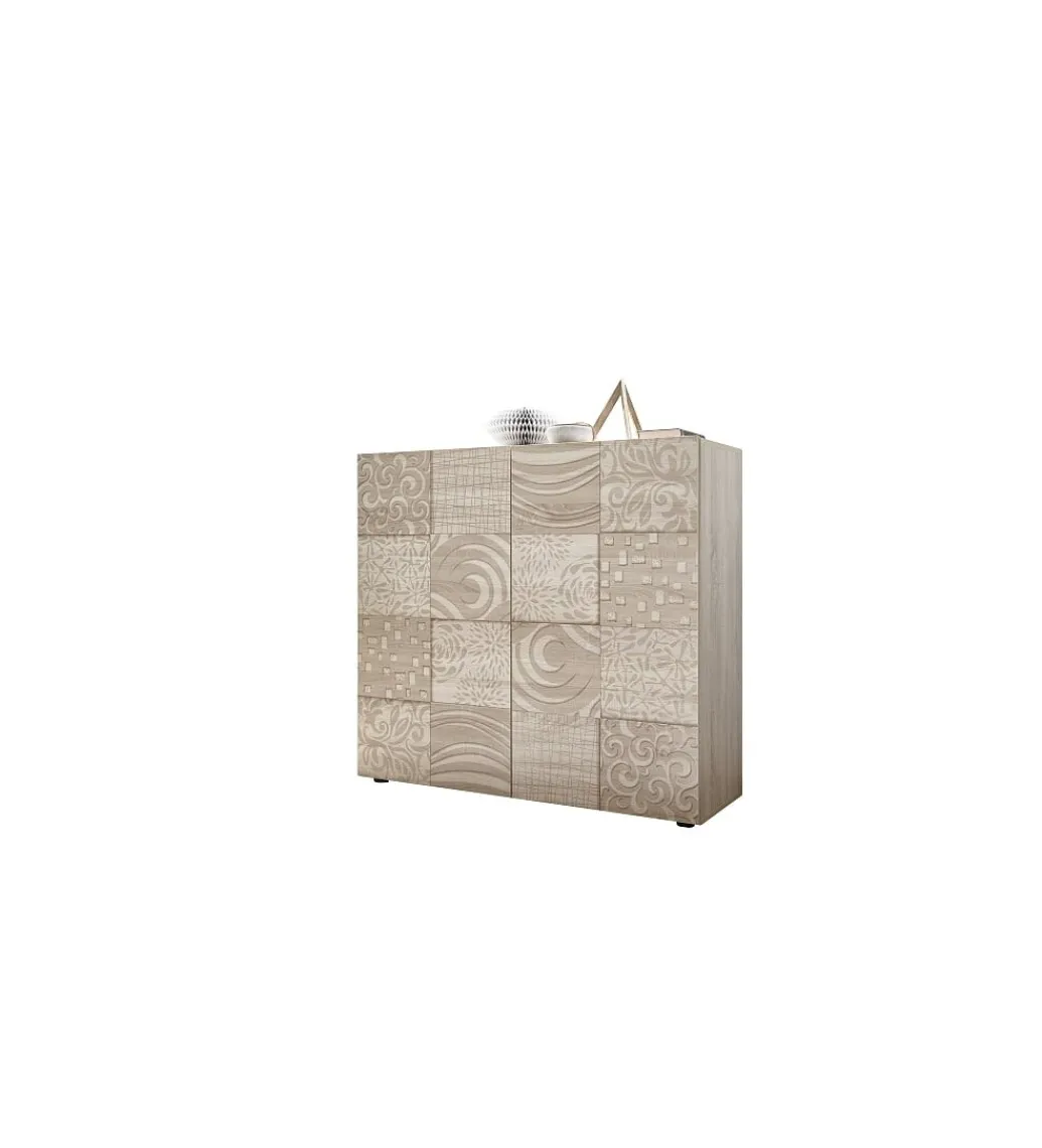 Komoda MIRO 120 cm dąb sonoma*MCA Linia Włoska Discount