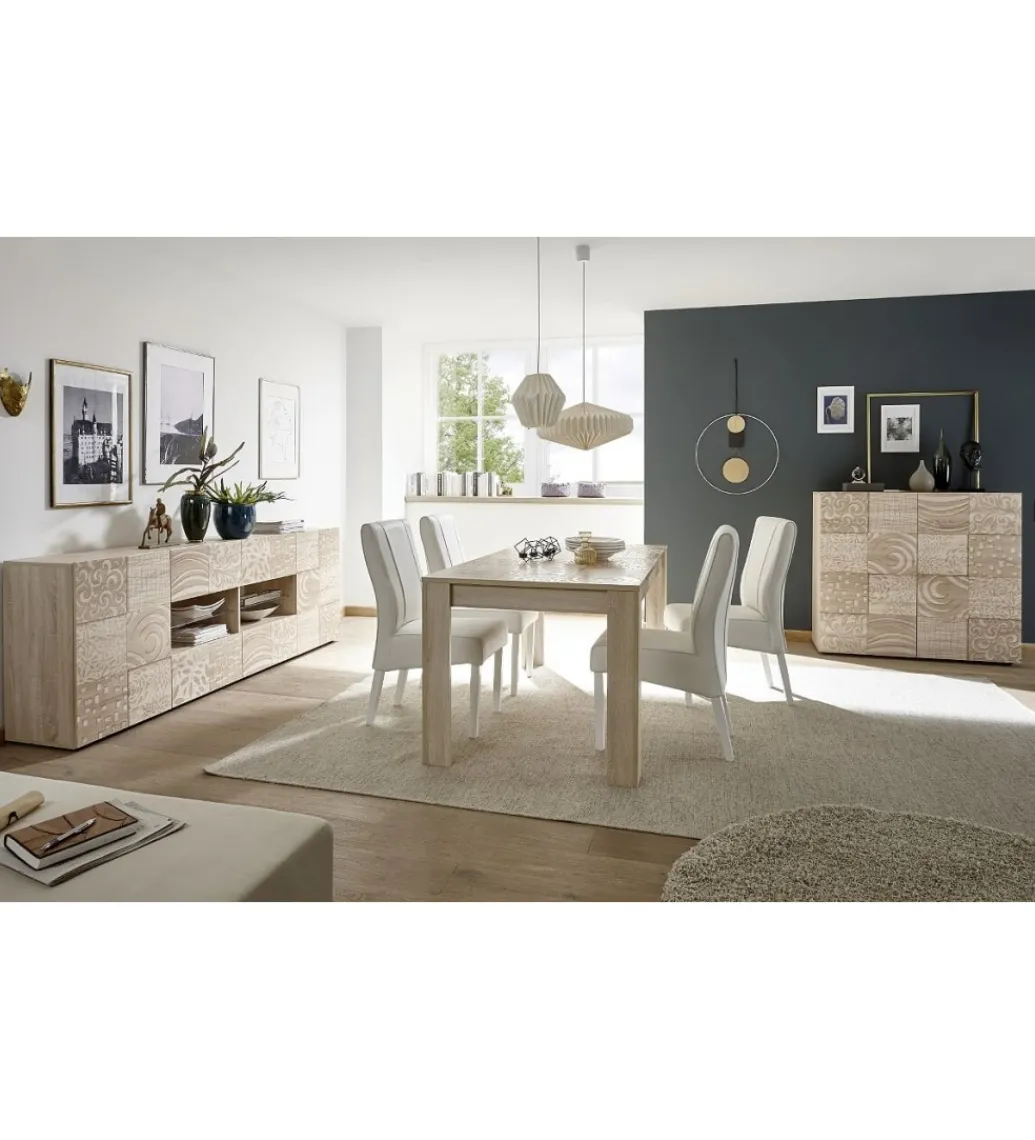 Komoda MIRO 240 cm dąb sonoma*MCA Linia Włoska Discount