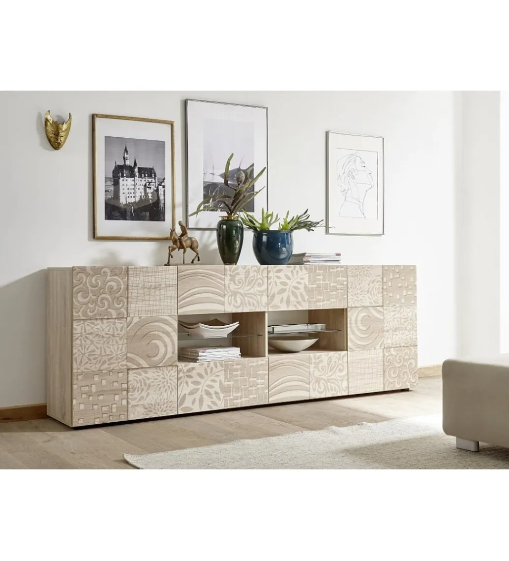 Komoda MIRO 240 cm dąb sonoma*MCA Linia Włoska Discount