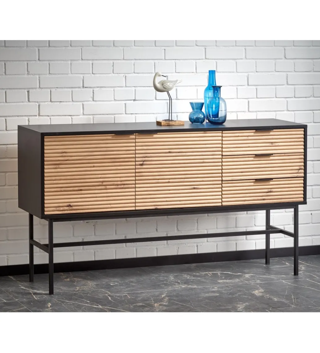 Komoda MURANO 160 cm w optyce dąb artisan*Halmar Outlet