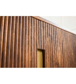 Komoda NAGOJA 160 cm drewno mango brąz*Invicta Interior Online