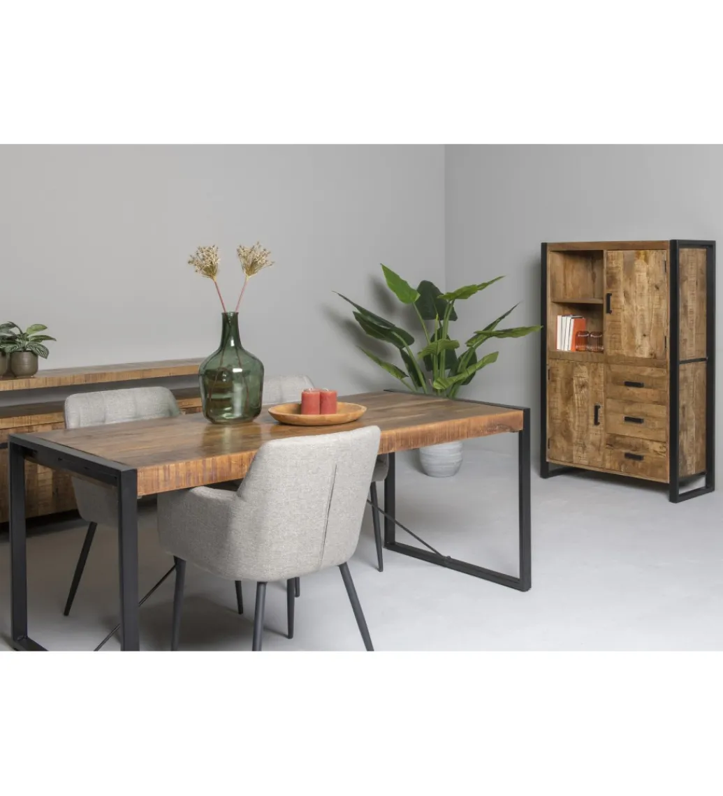 Komoda NAIROBI 150 x 100 cm drewno mango*LF-Design Clearance