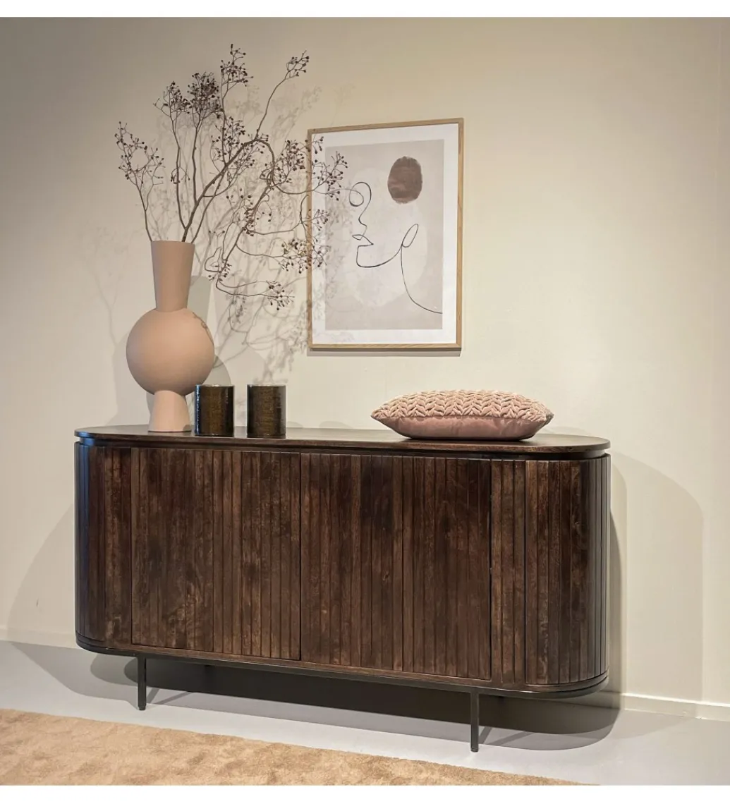 Komoda NOORK 170 cm w kolorze orzechowym*LF-Design