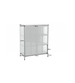 Komoda OLIMPIA 80 cm czarna*Invicta Interior Discount