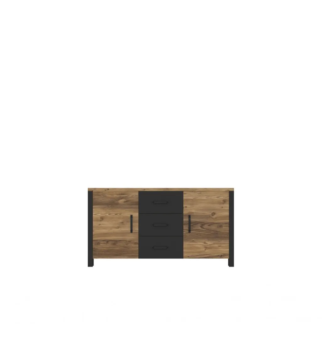 Komoda OLIN WM 147 cm w optyce świerku Appenzeller*Helvetia Online