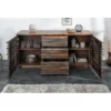 Komoda OMBRA Relief 160 cm drewno sheesham*Invicta Interior Sale