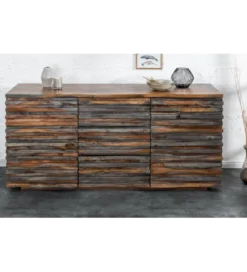 Komoda OMBRA Relief 160 cm drewno sheesham*Invicta Interior Sale