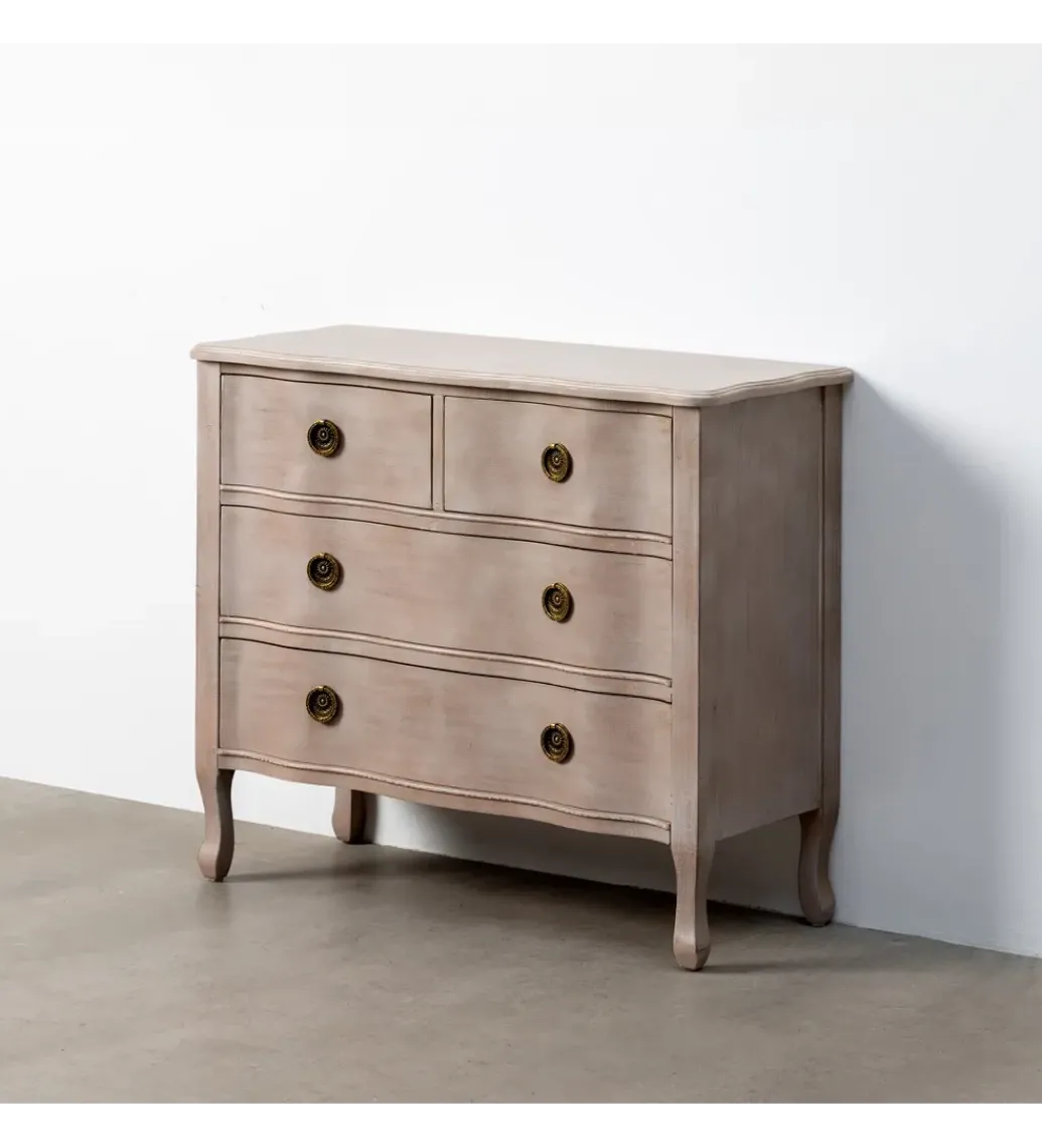Komoda OMUT 78 cm drewno jodła jasnobrązowy*Zona-Design Hot