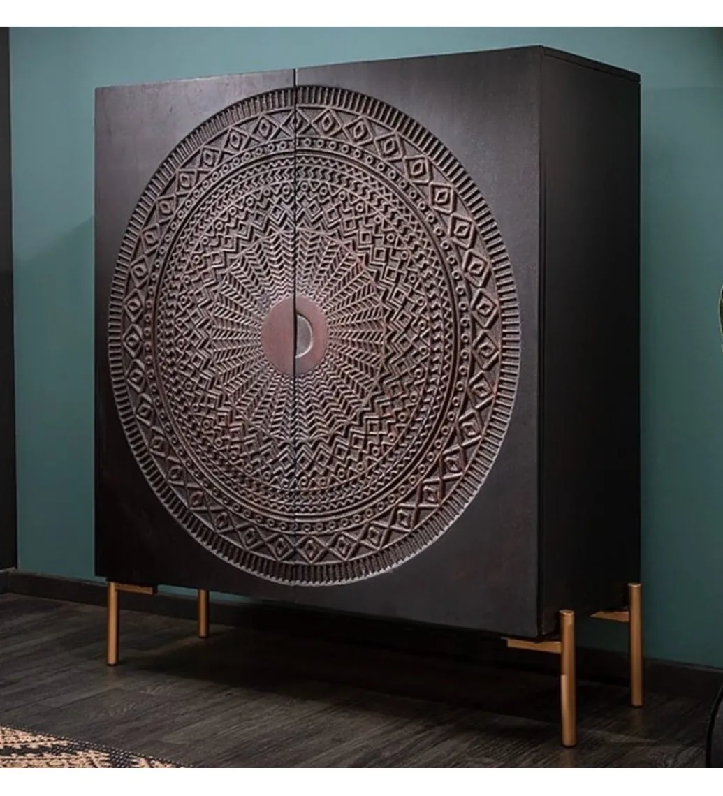Komoda PEERU Mandala 100 cm drewno mango*Invicta Interior Outlet