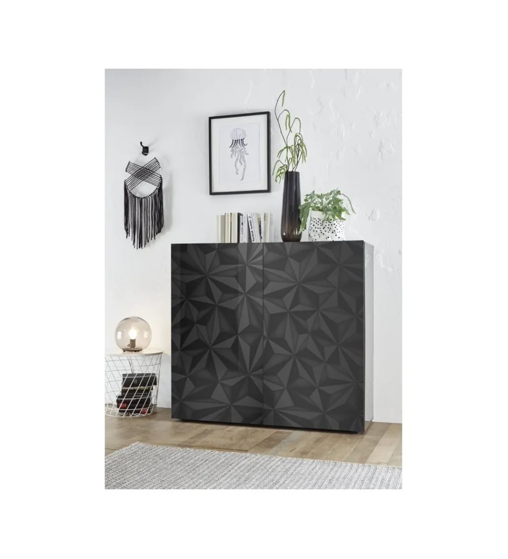 Komoda PRISMA 120 cm antracytowa*MCA Linia Włoska Best