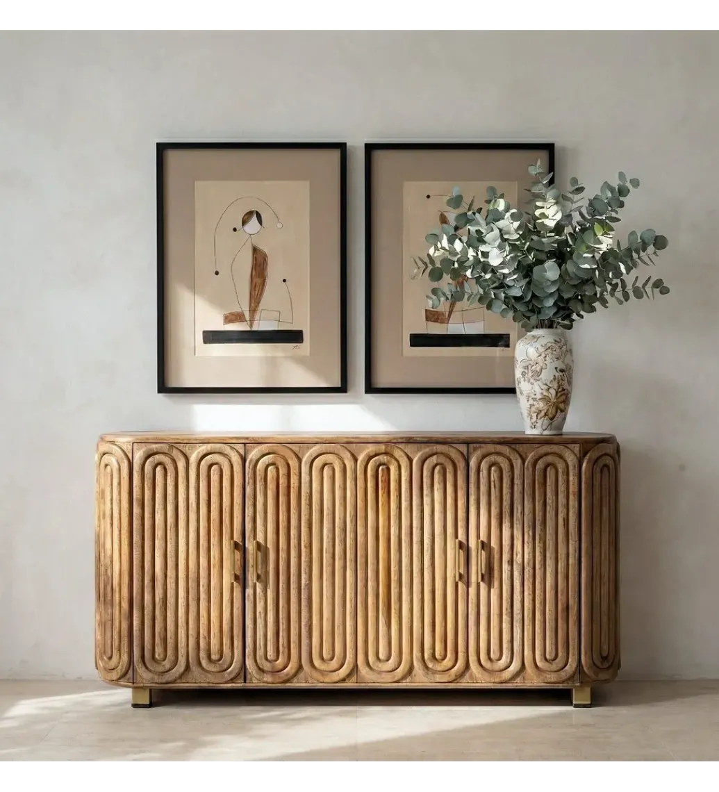 Komoda PUERAN 152 cm drewno mango*Zona-Design Online