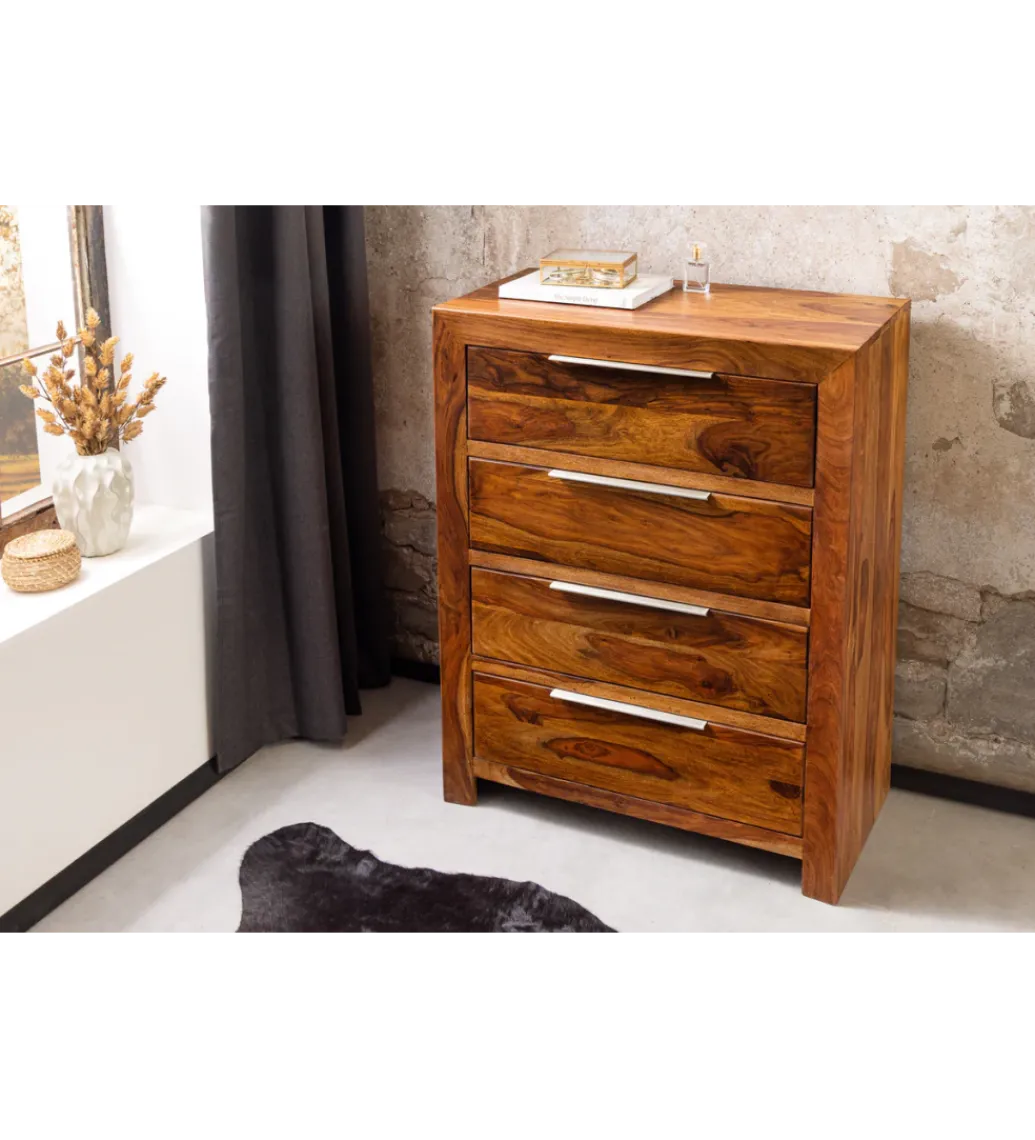 Komoda PURE 100 cm drewno sheesham*Invicta Interior - przedsprzedaż New