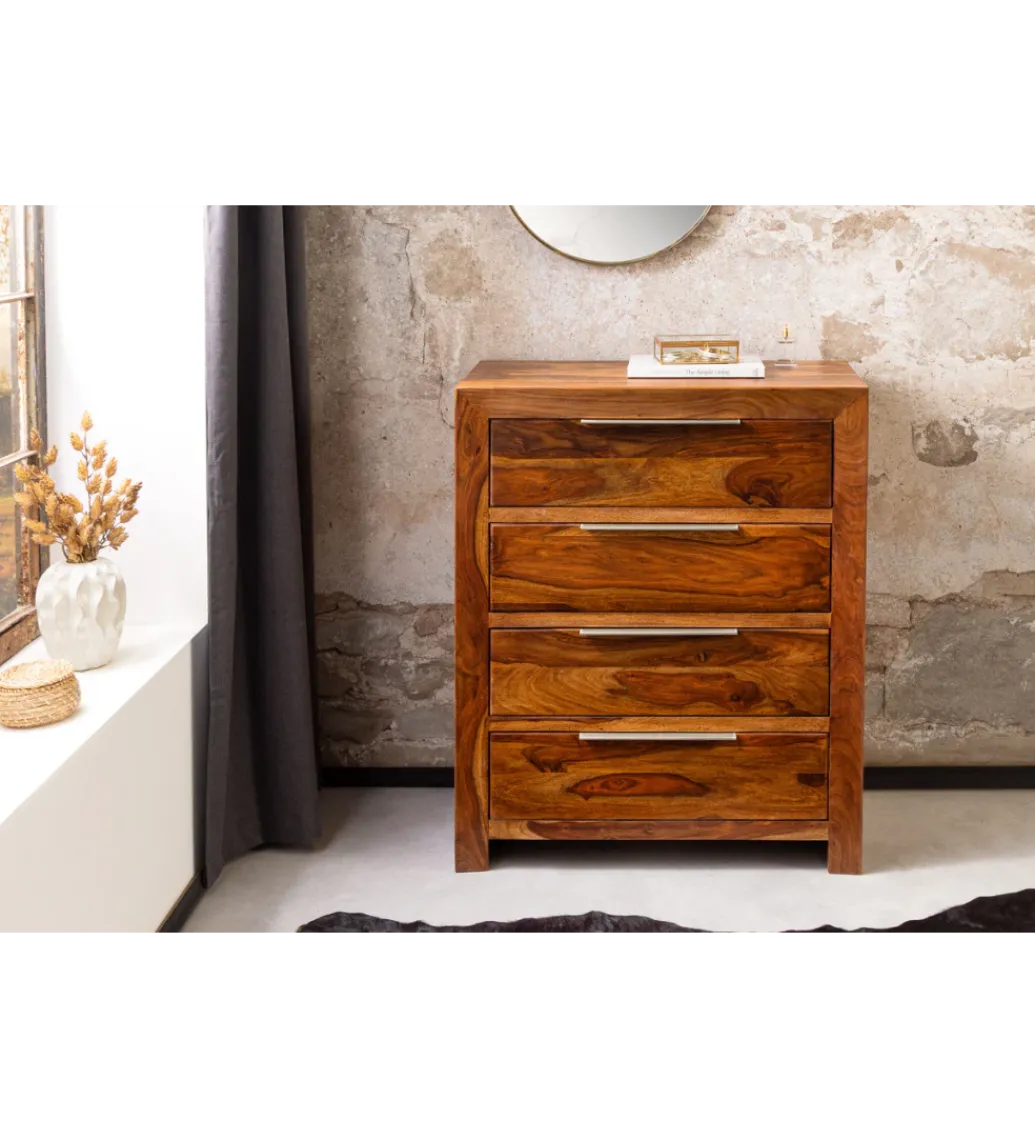 Komoda PURE 100 cm drewno sheesham*Invicta Interior - przedsprzedaż New