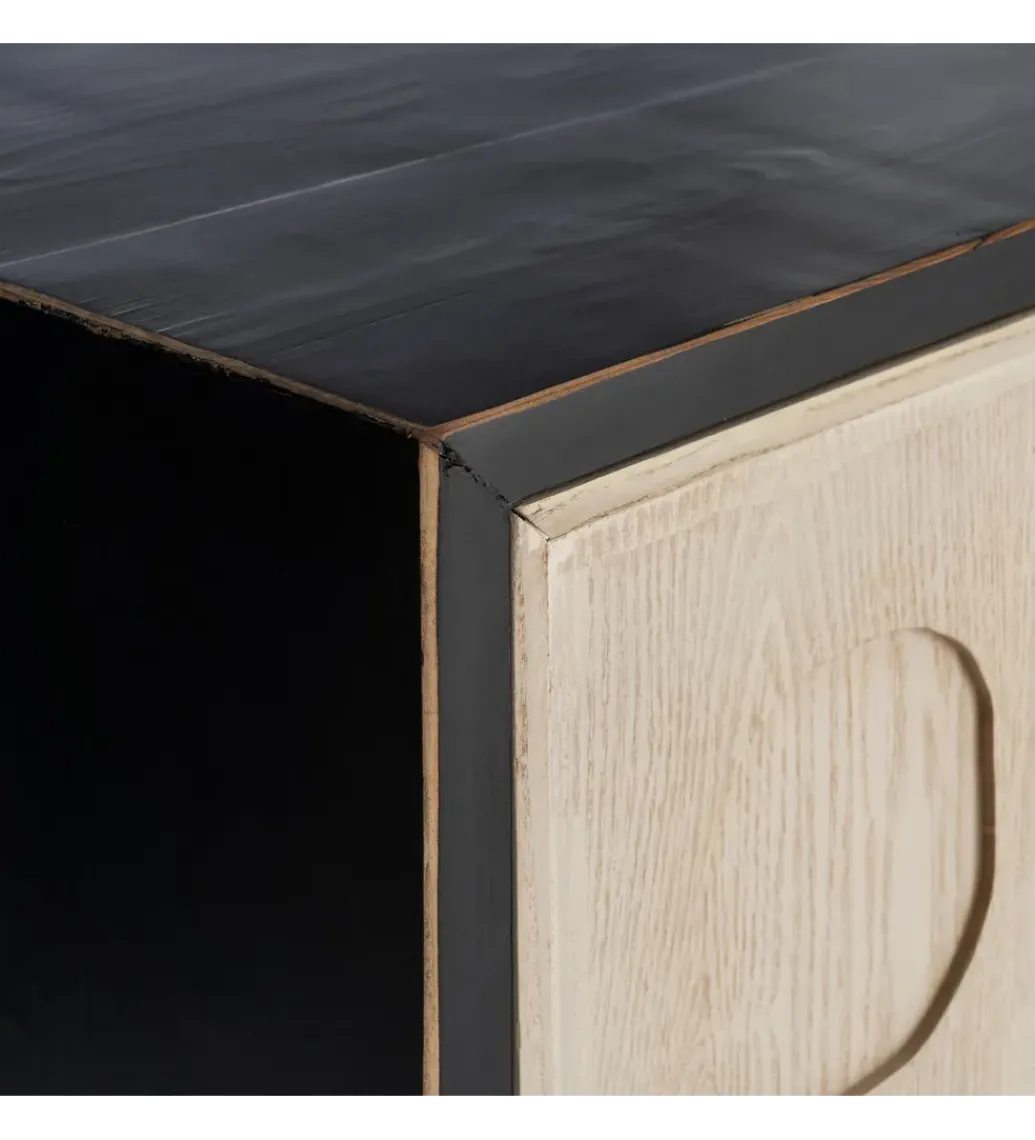 Komoda RESEME 160 cm czarnobiała*Zona-Design Outlet