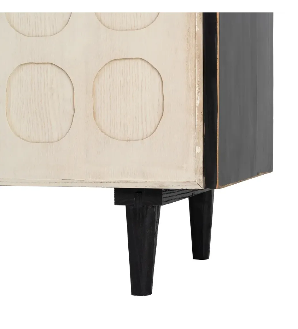 Komoda RESEME 160 cm czarnobiała*Zona-Design Outlet