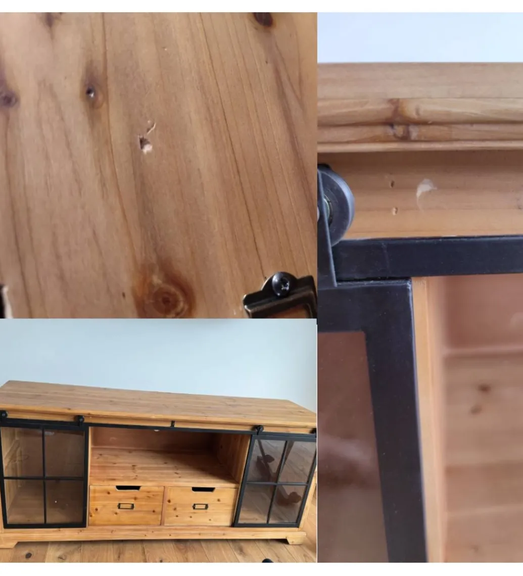 Komoda RETAGIO 148 cm drewno jodła*Invicta Interior Outlet