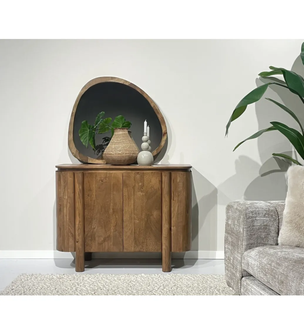 Komoda SALANO 105 cm drewno mango naturalny*LF-Design