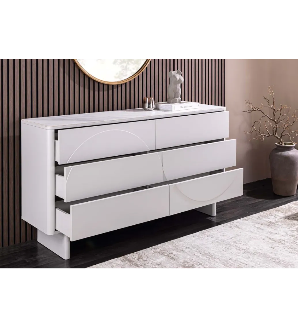 Komoda SAVOY 150 cm biała*Invicta Interior Hot