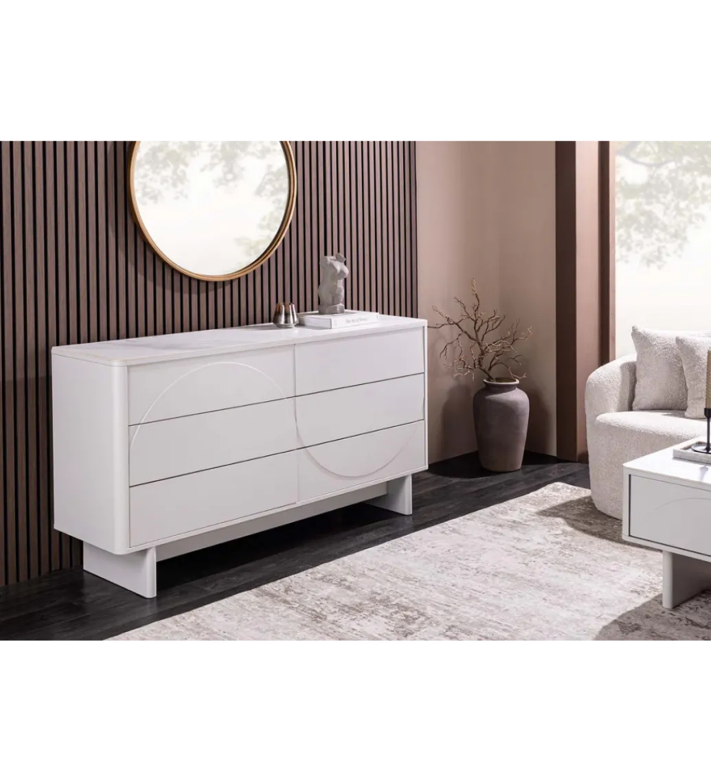 Komoda SAVOY 150 cm biała*Invicta Interior Hot