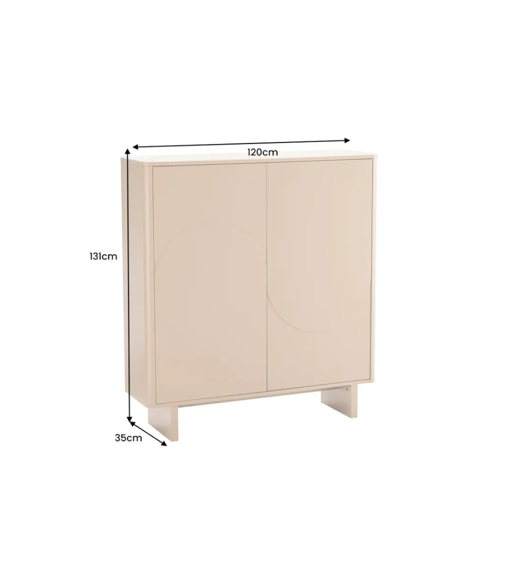Komoda SAVOY 130 cm kolor trawertynu*Invicta Interior New