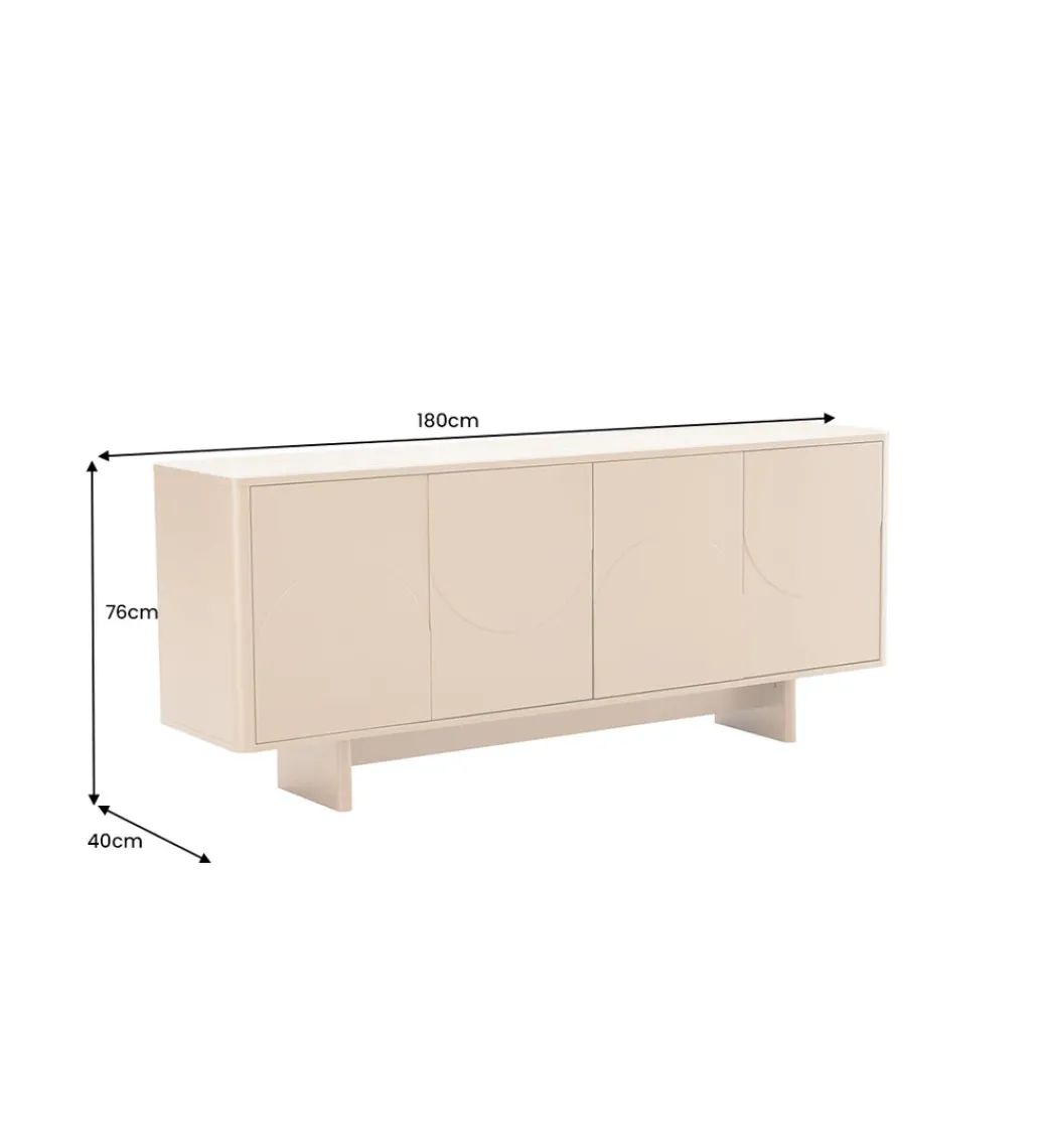 Komoda SAVOY 180 cm kolor trawertynu*Invicta Interior Outlet