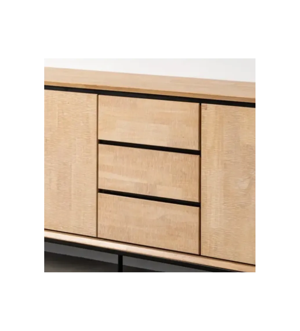 Komoda SINTRA 200 cm drewno kauczuk naturalna*Zona-Design Best
