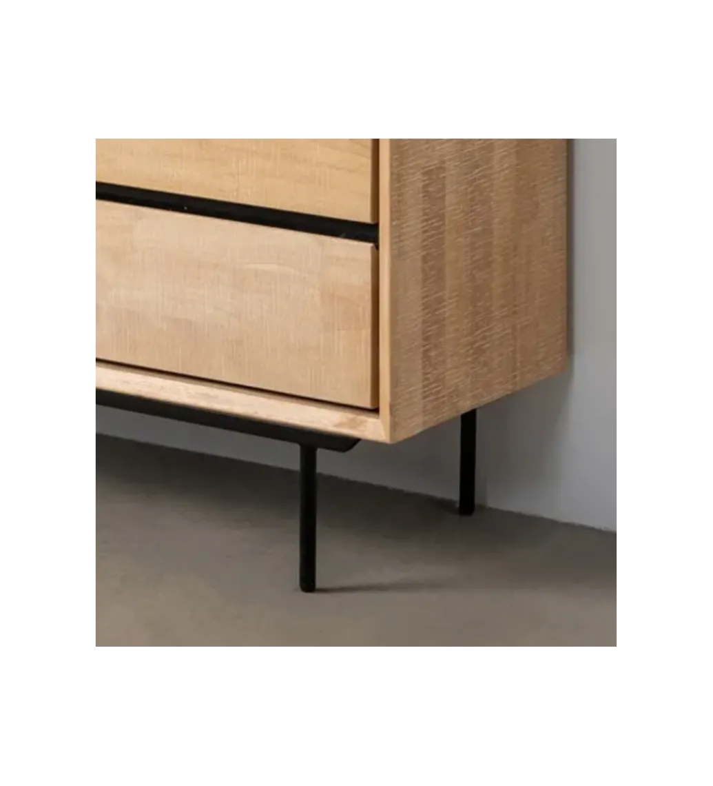 Komoda SINTRA 100 cm drewno kauczuk naturalna*Zona-Design Online