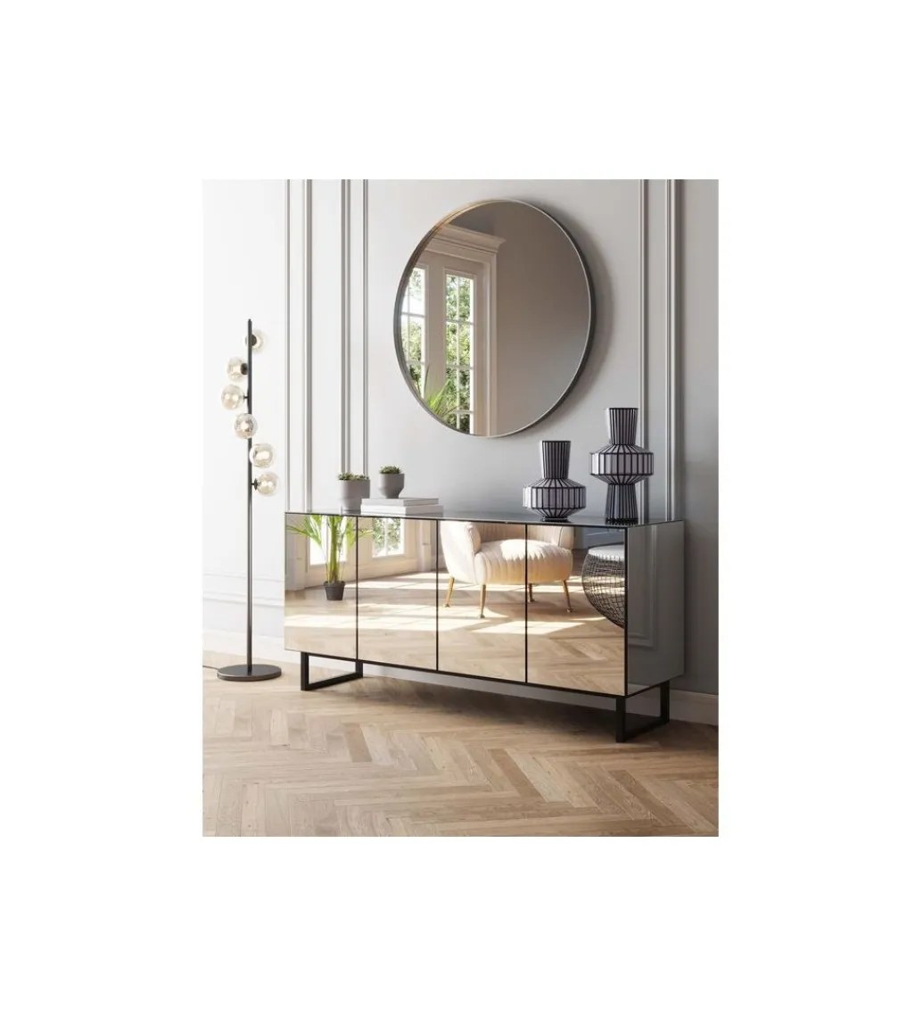 Komoda SORAN 160 cm transparentna*KARE