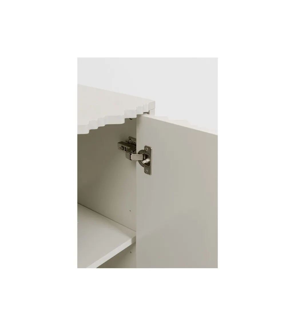 Komoda STUCCO 152 × 80 cm szara*KARE