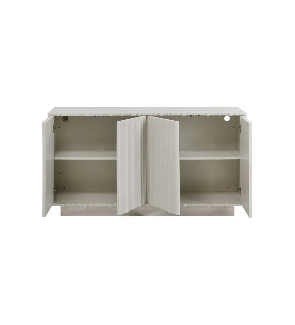 Komoda STUCCO 152 × 80 cm szara*KARE