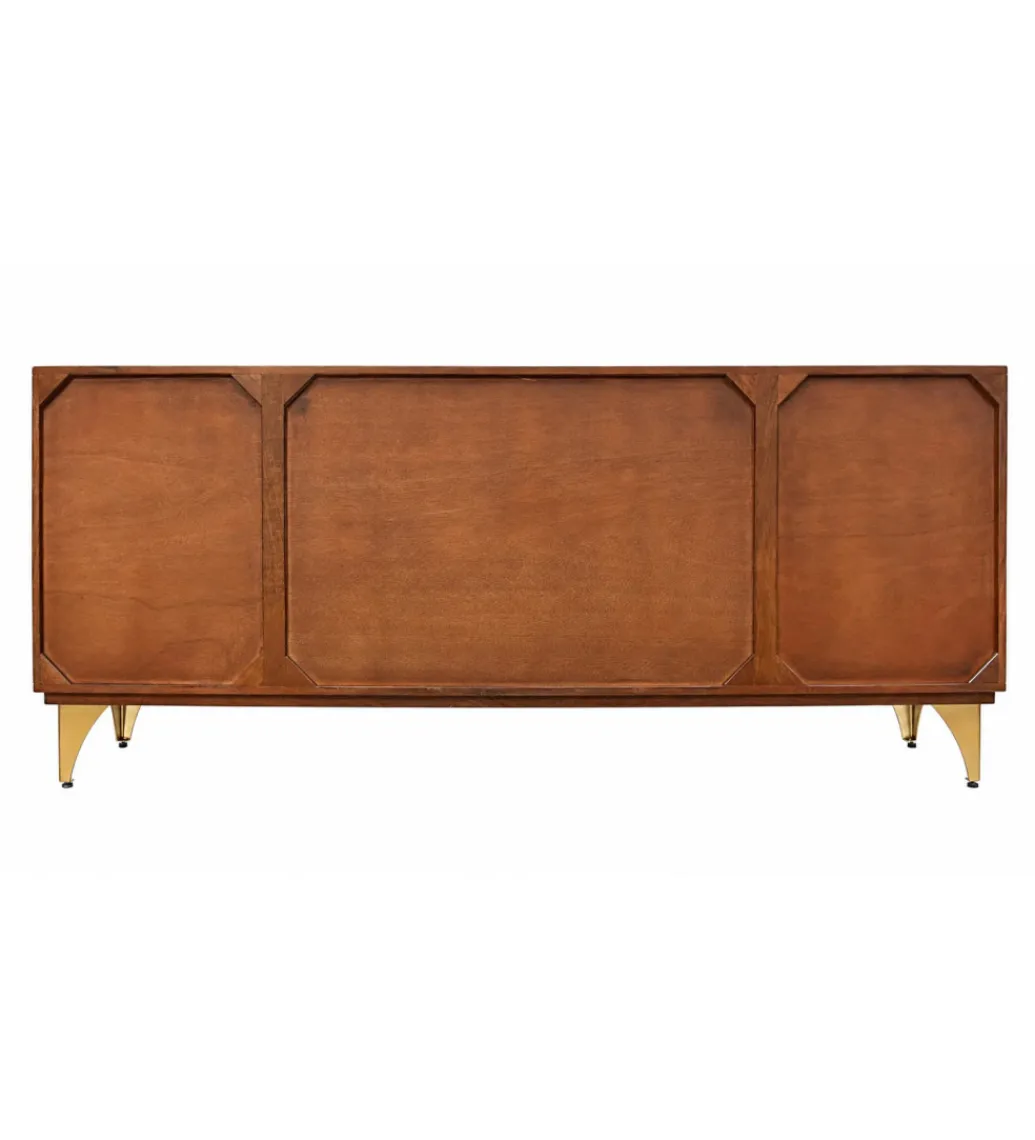Komoda SWEET GOLDEN SUNSET 180 cm drewno mango brązowe*Invicta Interior - przedsprzedaż Discount