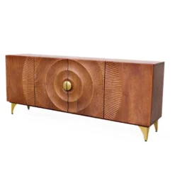 Komoda SWEET GOLDEN SUNSET 180 cm drewno mango brązowe*Invicta Interior - przedsprzedaż Discount