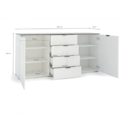 Komoda TERAZZANOS 160 cm drewno sheesham*MCA Linia Włoska Clearance