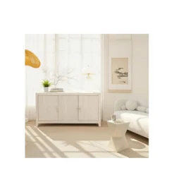 Komoda TRAVERTINO 140 x 77 cm naturalny beżowy*KARE Clearance