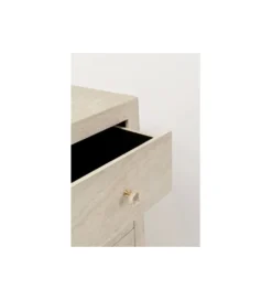 Komoda TRAVERTINO 49 x 110 cm naturalny beżowy*KARE Discount