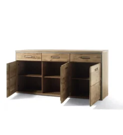 Komoda VALENCIA 94 cm Antracytowo Naturalna*MCA Best