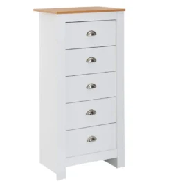 Komoda VINCENTE 53 cm biała*WOHNLING, GERMANY Discount