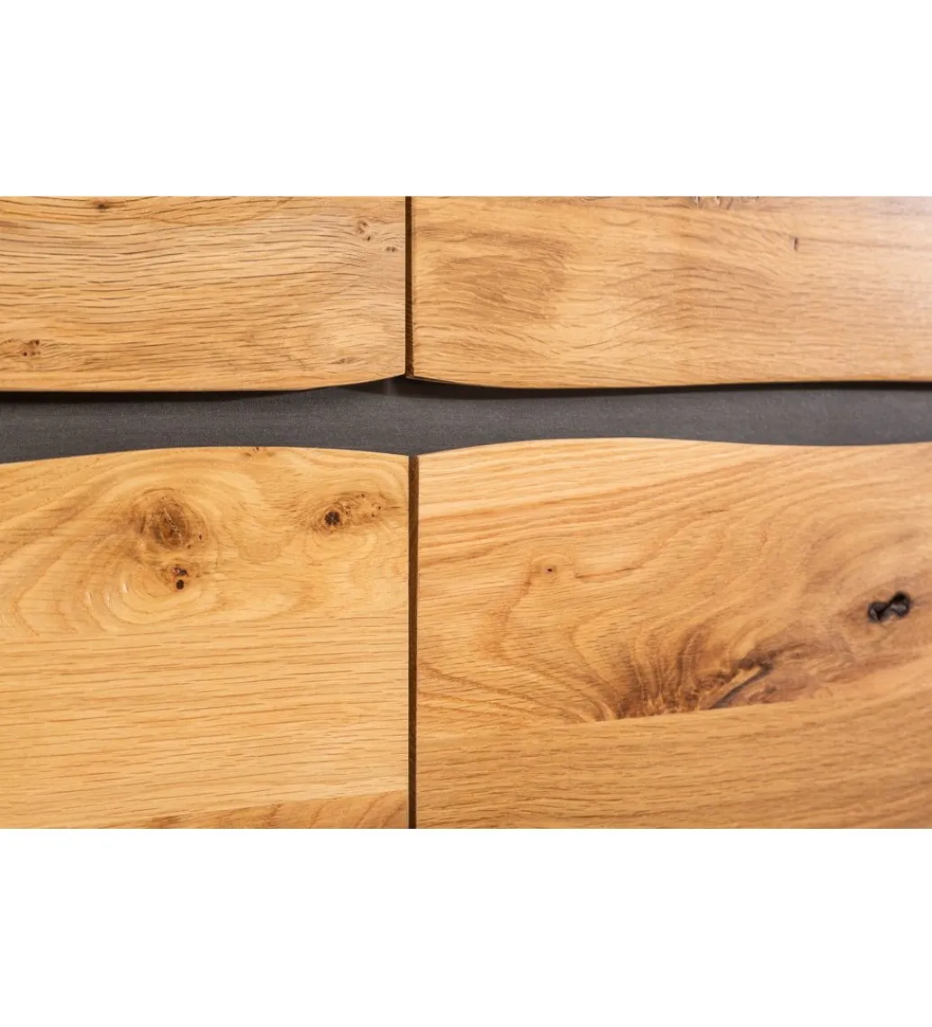 Komoda VIVENTE Living Edge 160 cm drewno dąb dziki*Invicta Interior New